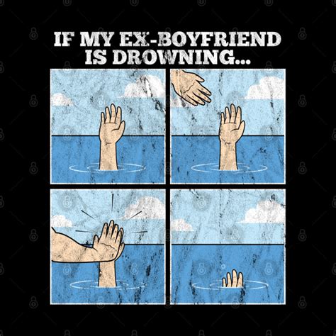 Ex Boyfriend Funny Meme Drowning High Five Drawing Ex Boyfriend Pin