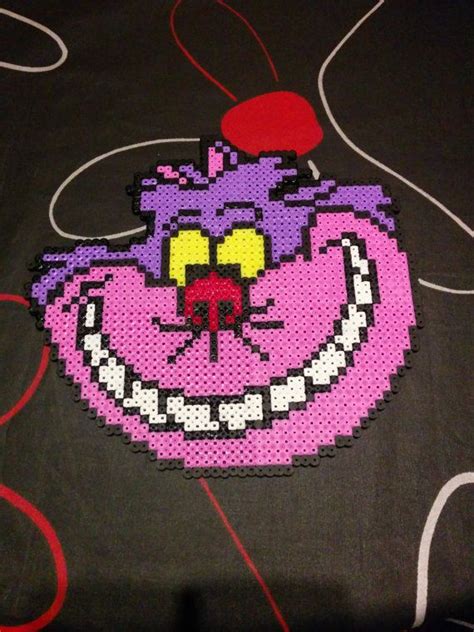 Cheshire Face Big Figure Alice In Wonderland Hama Beads Perler