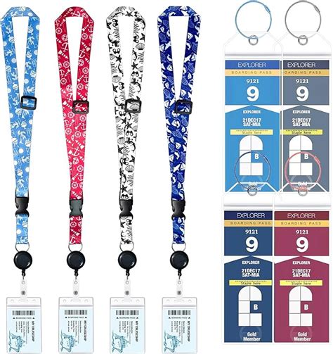 Amazon Vzrflee Cruise Lanyards 4 Pack Retractable Cruise Lanyard