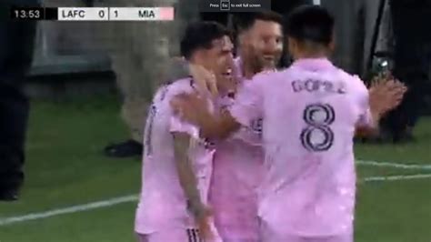 Facundo Farías Scored an Unbelievable Goal Inter Miami 1 0 LAFC YouTube