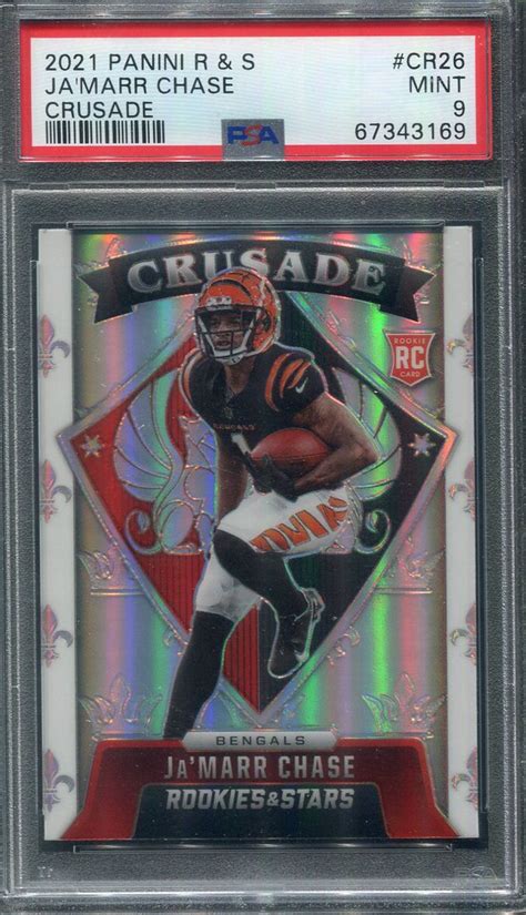 Panini Rookies And Stars Ja Marr Chase Crusade Rc Psa Flickr