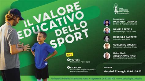 IL VALORE EDUCATIVO DELLO SPORT YouTube