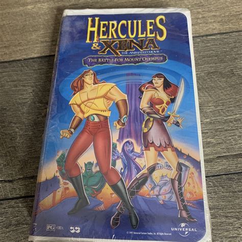 Buy Hercules Xena The Animated Movie The Battle For Mount Olympus Vhs 1998 Clamshell