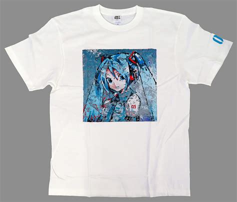 駿河屋 初音ミク Tシャツ 仲 衿香 ホワイト Xlサイズ 「vocaloid Art Of Miku Hatsune Miku×