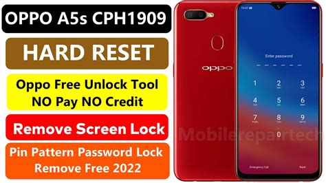 Oppo A5s Hard Reset Cph1909 Remove Screen Lock Oppo Cph1909 Hard Reset Oppo Free Unlock Tool