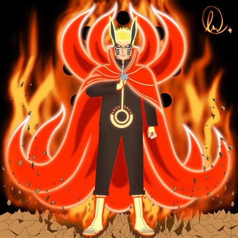 Naruto Six Paths Baryon Sage Mode Arte De Naruto Imagenes De Naruto