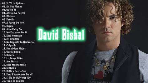 David Bisbal Grandes Exitos Top Sus Mejores Canciones 2021 YouTube