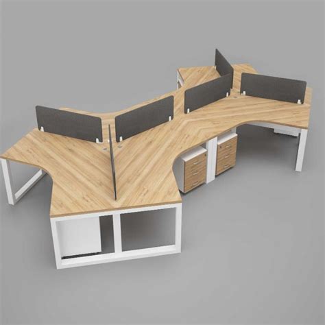 Modular Workstation Modern Office Cubicle Work Station Call Center