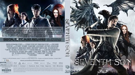 Seventh Son Blu-Ray 3D DVD Cover & Label (2015) R0 Custom Art