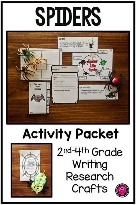 All About Spiders Spider Crafts Spider Nonfiction Writing