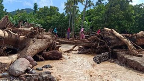 Penampakan Terkini Adonara Timur NTT Usai Diterjang Banjir Bandang