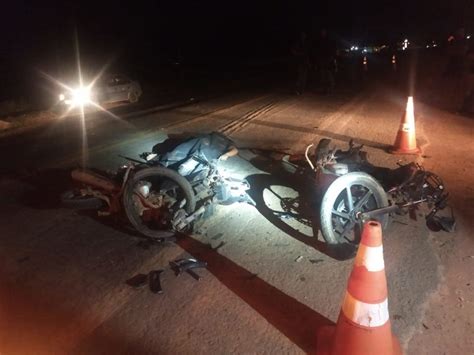 Colis O Entre Duas Motocicletas Deixa Uma Pessoa Morta Na Br O