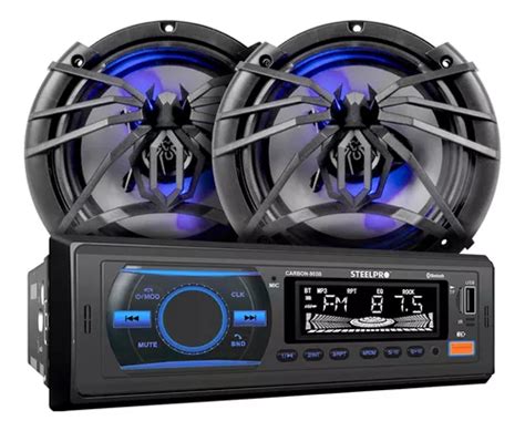 Kit Autoestereo Steelpro Bluetooth Bocinas 6 5 Soundstream