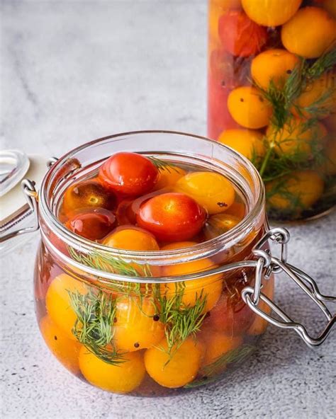 Pickled Cherry Tomatoes Urban Farm And Kitchen