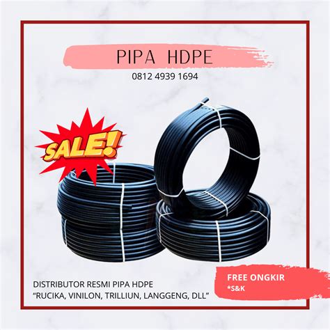 Distributor Pipa HDPE PT Solusi Inti Bersama Info Harga Pipa HDPE