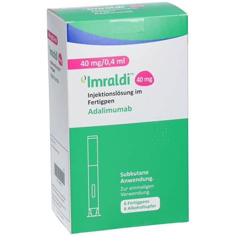 Imraldi 40 Mg04 Ml Inj Lösung Im Fertigpen 6 St Mit Dem E Rezept