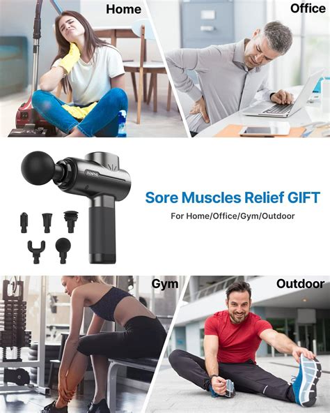 Buy Renpho Active Massage Gun Deep Tissue Muscle 2022 Upgrade Powerful