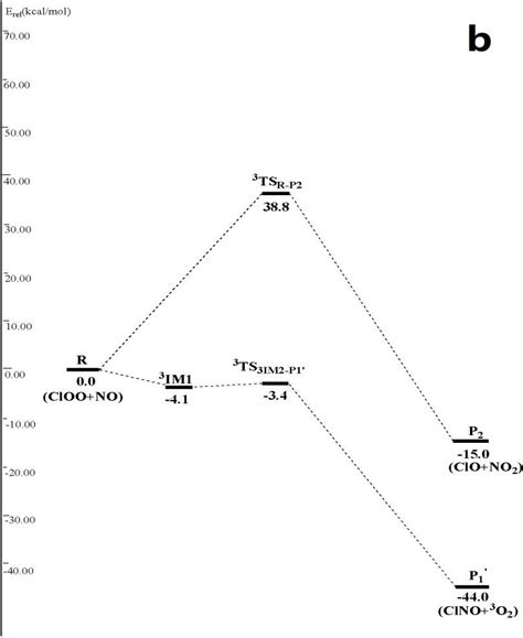 A Schematic Singlet Potential Energy Surfaces Of Each Product