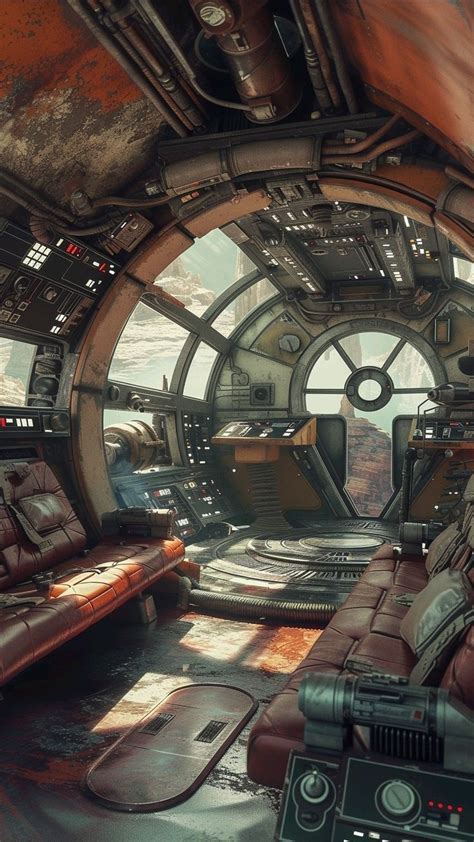 Space ship concept art, Scifi interior, Spaceship interior