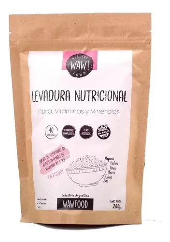 Levadura Nutricional Gr En Polvo Vegana Wawfood En Venta En