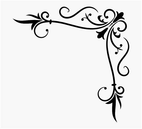 Clip Art Corner Filigree Clipart - Scrolls Clip Art, HD Png Download ...