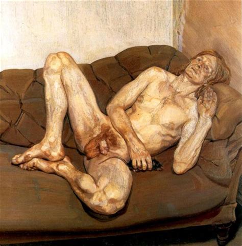 Naked Man With Rat 1977 Lucian Freud WikiArt Org