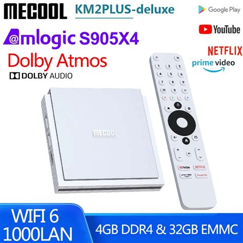 Mecool Km Plus Deluxe Android Tv Box Amlogic S X Processor