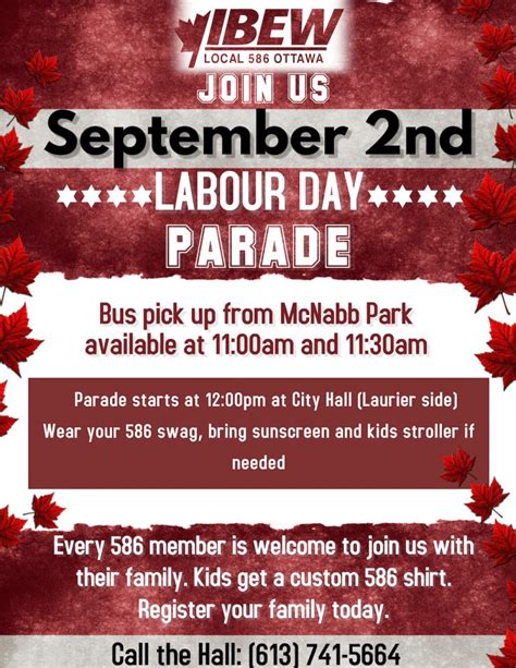 2019 Labour Day Parade! - IBEW Local 586