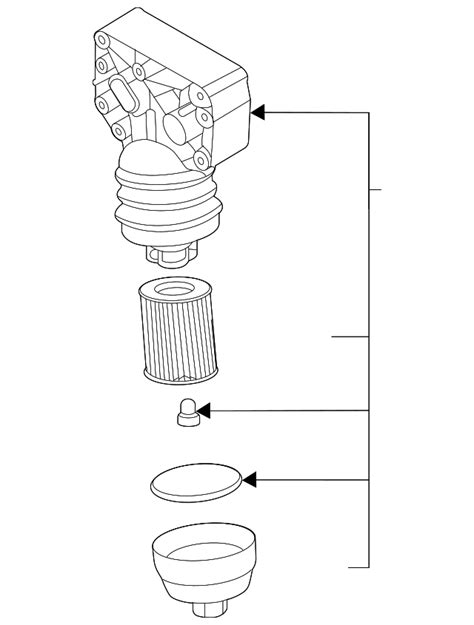 2021 2024 Kia Engine Oil Filter Housing 26310 2S000 QuirkParts