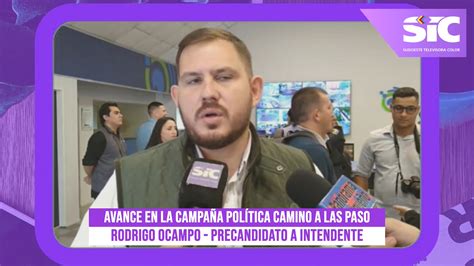 Avance en la campaña política camino a las PASO Rodrigo Ocampo