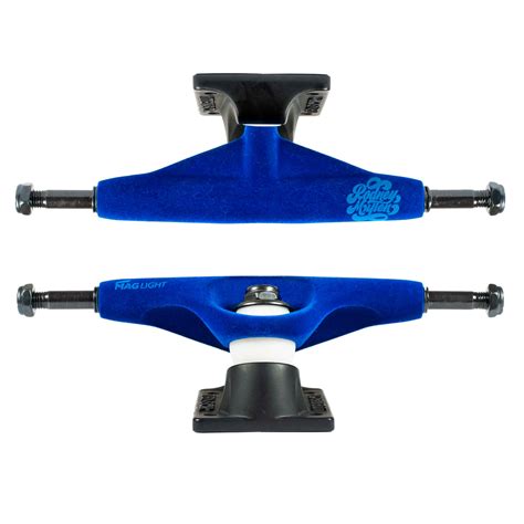 Tensor Skateboard Trucks Mag Light Low Velvet Rodney Mullen Blue 525