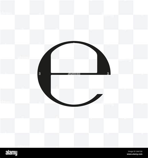 Estimated sign, E mark symbol. Vector illustration, flat design Stock ...