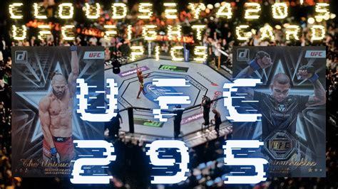 Part 15 Of Cloudsey420s Ufc Ppv Fight Pics Ufc 295 Jiri Prochazka Vs