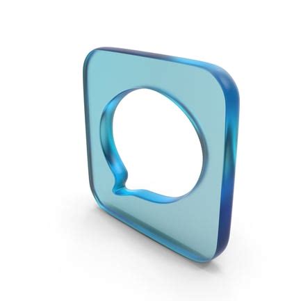 glass  message button symbol   message symbol envato