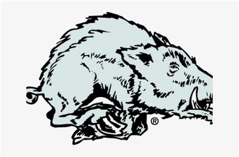 Arkansas Razorback Stencil - Arkansas Razorback Svg - 640x480 PNG ...