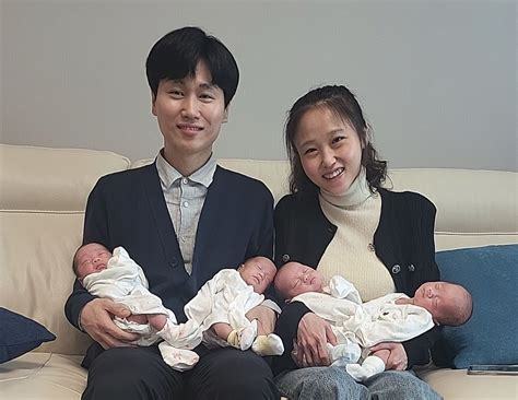 Sk온 직원 자연분만으로 네쌍둥이 얻어건강하게 키울게요 연합뉴스