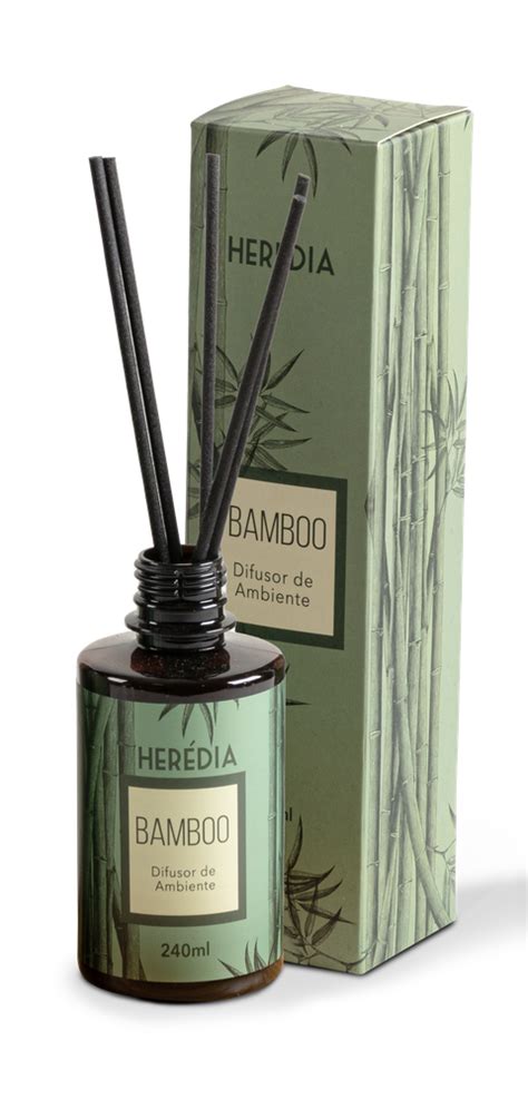 Difusor De Ambiente Bamboo 240ml Herédia Cosméticos