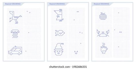 Conectar Puntos Con Líneas Rectas E Vector De Stock Libre De Regalías 1982686331 Shutterstock