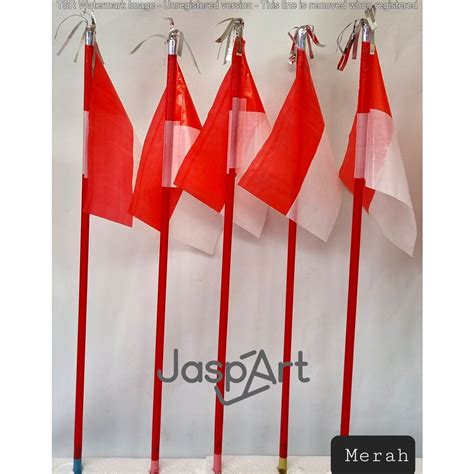 Jual Bendera Plastik Merah Putih Kecil Indonesia Pawai Agustusan