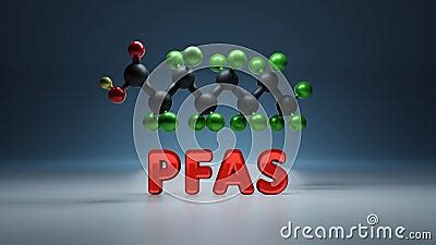 PFAS - Per- And Poly-fluoroalkyl Substances - 3D Molecule Conformer ...