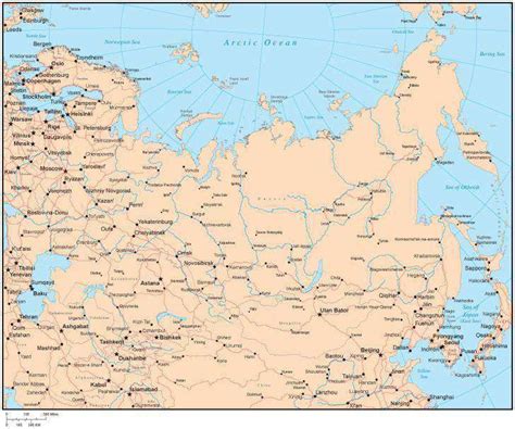 Regions Of Russia Map Cities And Towns Map Images