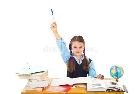 I Know The Answer Stock Photo Image Of Lifting Books 20146846