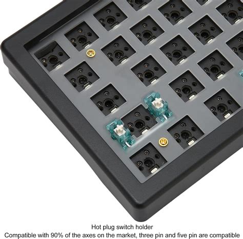 Heayzoki RGB Modular DIY Mechanical Keyboard Keys Hot Swappable Pin Pin Switch BT