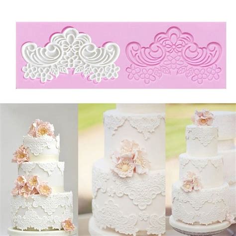 Wedding Cake Fondant Molds Fondant Cakes Wedding Cakes Fondant