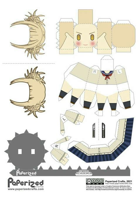 Toga Himiko Papercraft In Anime Paper Anime Crafts Paper Doll