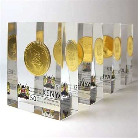 Royal Mint commemorative coin encapsulated in clear acrylic ...