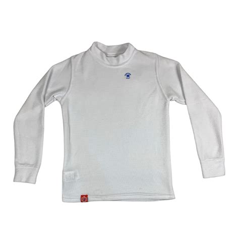 Playera Cuello De Tortuga Blanco Elements Junior