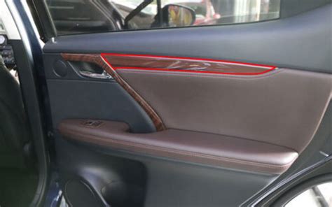 Fit For Lexus Rx350 450h 2016 2020 Wood Grain Inner Door Panel Cover Trim 4pcs Ebay