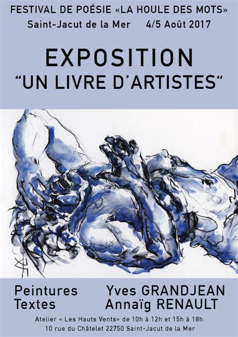 La houle des mots Les expositions poétiques Presqu île en poésie