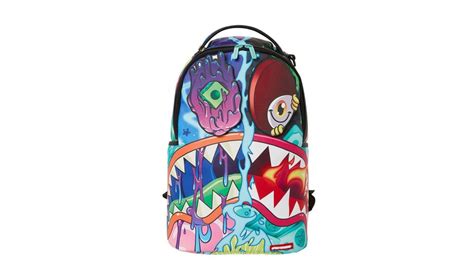 Sprayground Crazy Shark Split Dlxsv Backpack